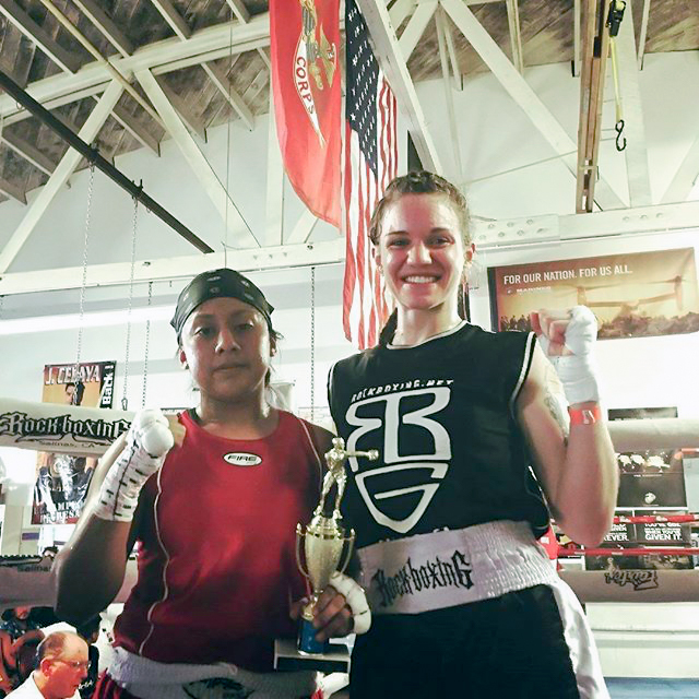 Lizzie Guillot's first fight | EliteSFN Maryland Boxing