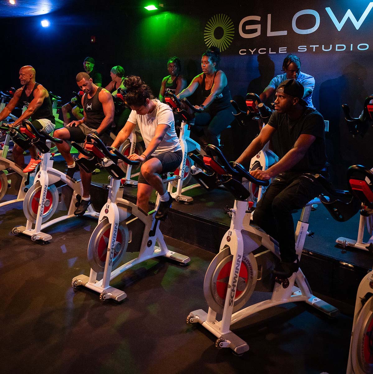 Glow Cycle fitness classes in Columbia MD